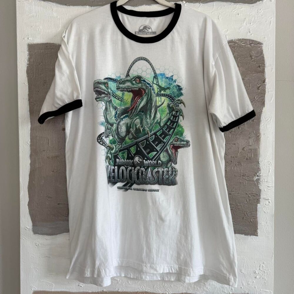 Universal Studios Jurassic World ringer shirt